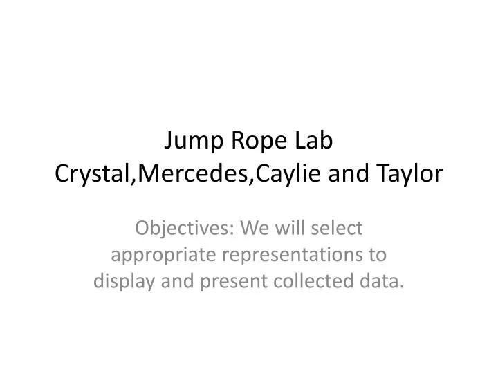 jump rope lab crystal mercedes caylie and taylor
