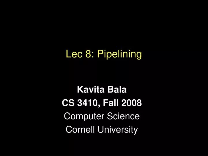 lec 8 pipelining