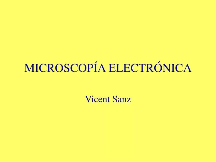 microscop a electr nica