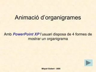 animaci d organigrames