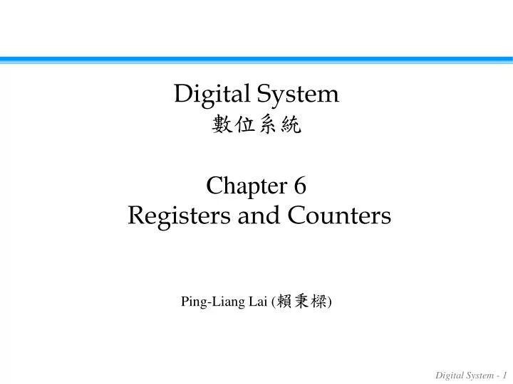 chapter 6 registers and counters