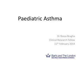 Paediatric Asthma