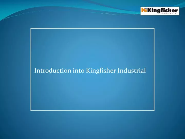 introduction into kingfisher industrial