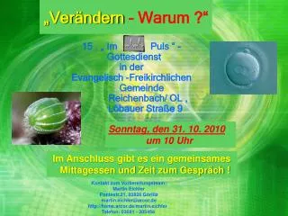 ver ndern warum