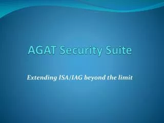 AGAT Security Suite