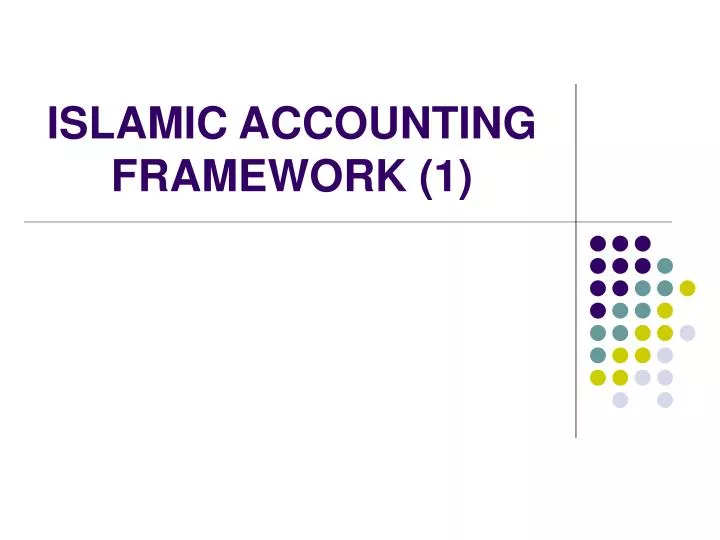 islamic accounting framework 1