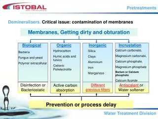 Pretreatments