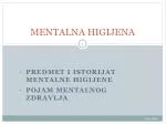 MENTALNA HIGIJENA - slide 1