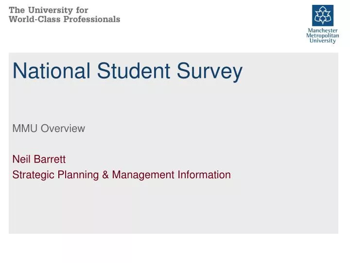 national student survey