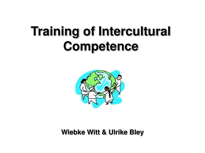 training of intercultural competence
