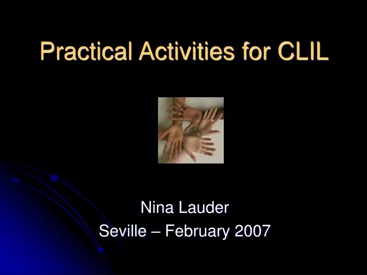 practical activities for clil