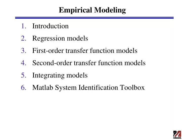 empirical modeling