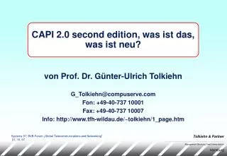 capi 2 0 second edition was ist das was ist neu