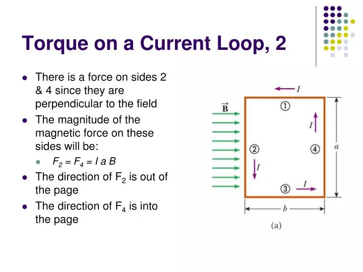 torque on a current loop 2