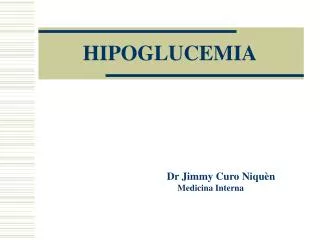 hipoglucemia
