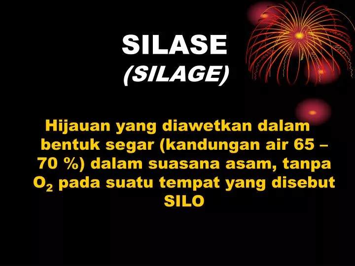 silase silage