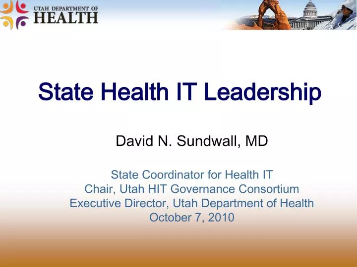 state health it leadership