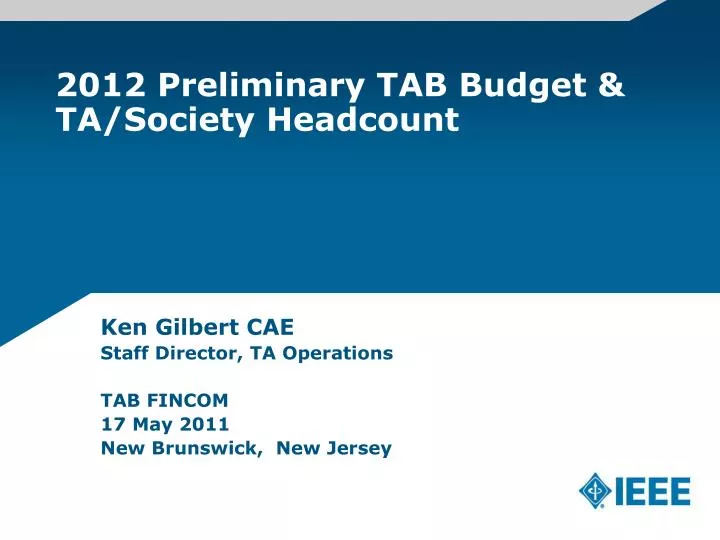 2012 preliminary tab budget ta society headcount