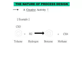 THE NATURE OF PROCESS DESIGN