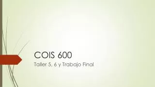 cois 600