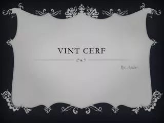 Vint Cerf