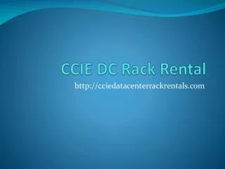 Cisco Data Center Rack Rental
