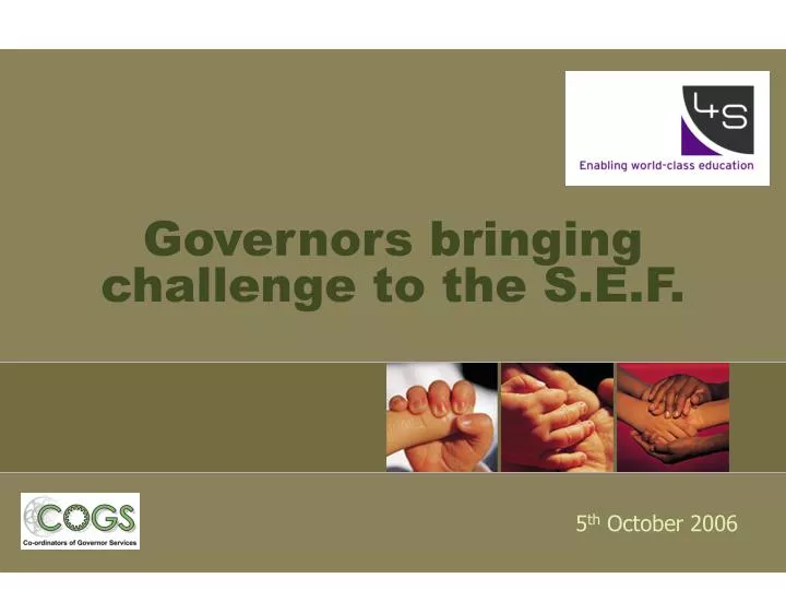 governors bringing challenge to the s e f