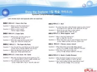 dora the explorer 1 1
