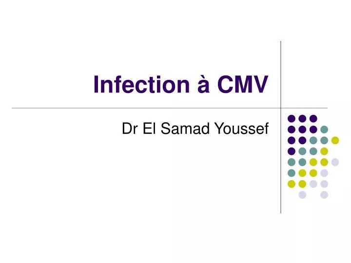 infection cmv