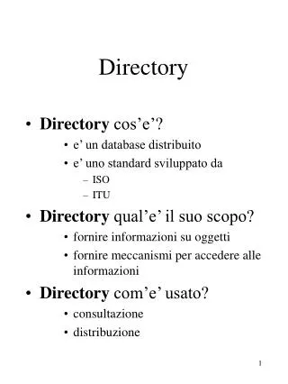 directory