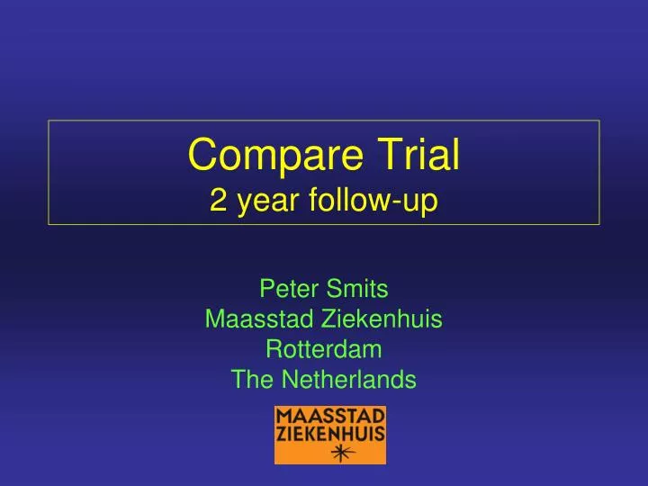 compare trial 2 year follow up