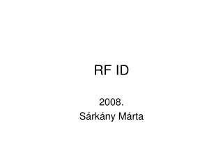 rf id