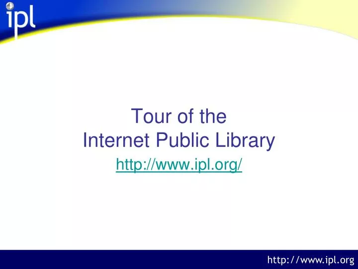 tour of the internet public library