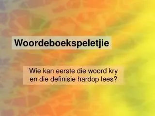 Woordeboekspeletjie