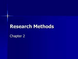 Research Methods