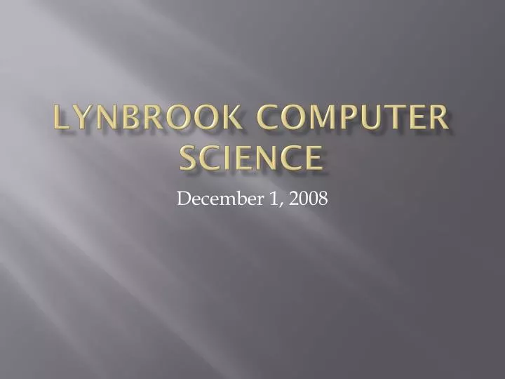 lynbrook computer science