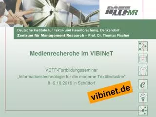 medienrecherche im vibinet