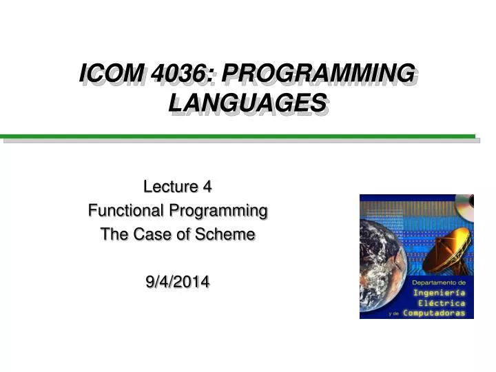 icom 4036 programming languages