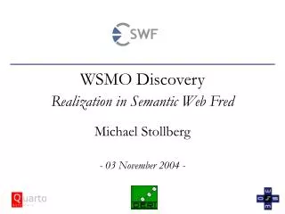 WSMO Discovery Realization in Semantic Web Fred