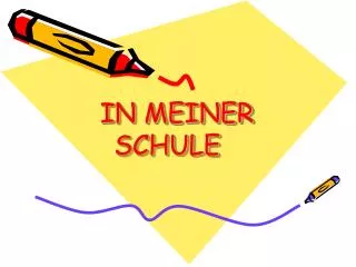 in meiner schule