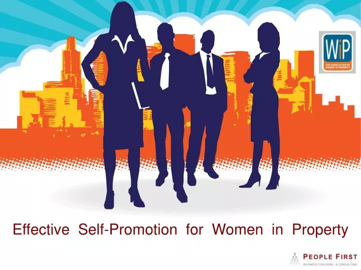 effective self promotion for women in property