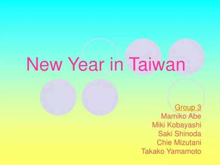 new year in taiwan