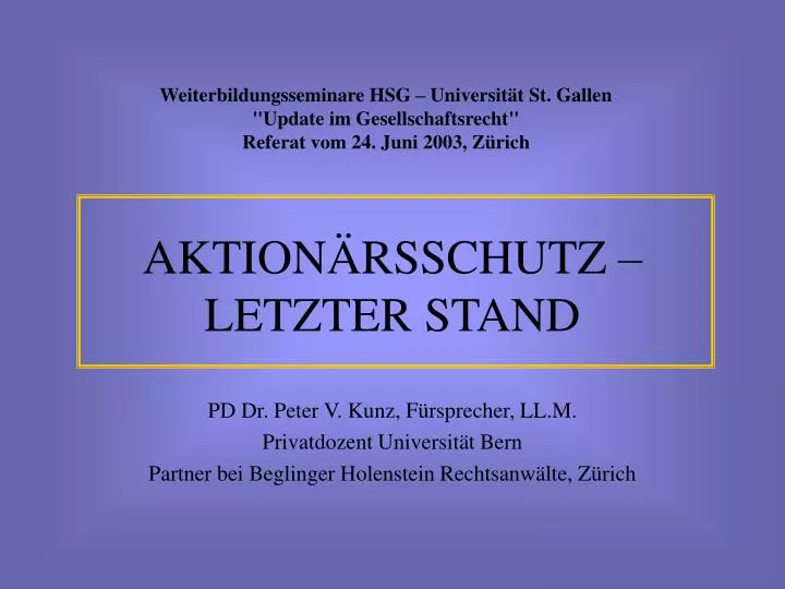 aktion rsschutz letzter stand