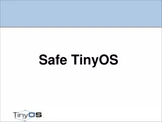 Safe TinyOS