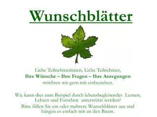 wunschbl tter