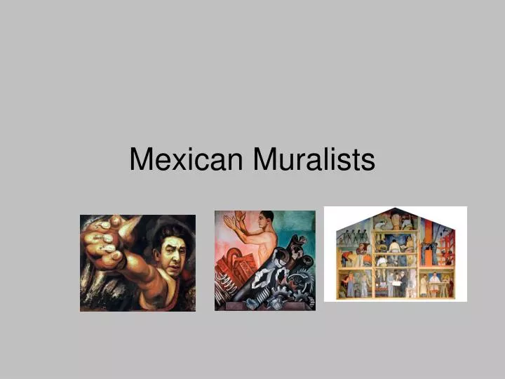 mexican muralists