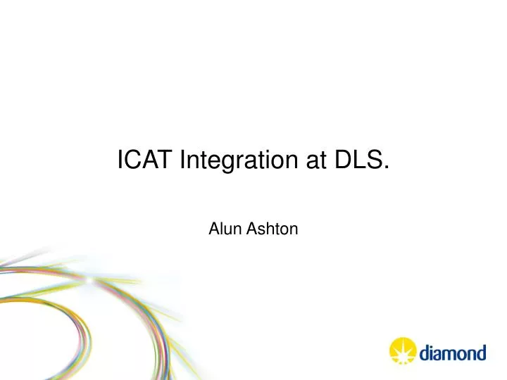 icat integration at dls