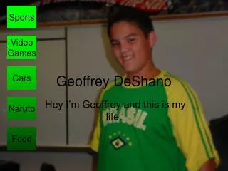 Geoffrey DeShano