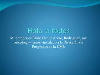 hola a todos