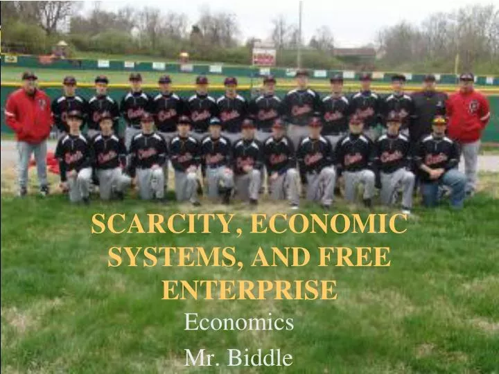 scarcity economic systems and free enterprise